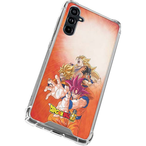 Dragon Ball Super Goku Evolution Galaxy A54 5G Clear Case