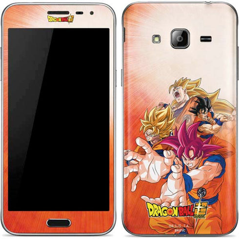 Dragon Ball Super Goku Evolution Galaxy J3 Skin