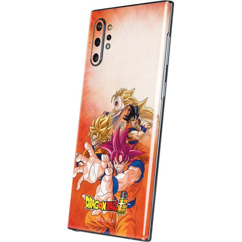 Dragon Ball Super Goku Evolution Galaxy Note 10 Plus Skin