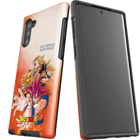 Dragon Ball Super Goku Evolution Galaxy Note 10 Pro Case