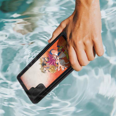 Dragon Ball Super Goku Evolution Galaxy Note 10 Waterproof Case