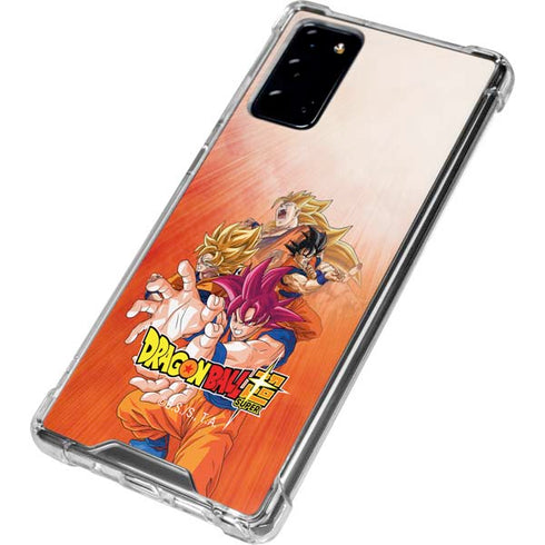 Dragon Ball Super Goku Evolution Galaxy Note20 5G Clear Case