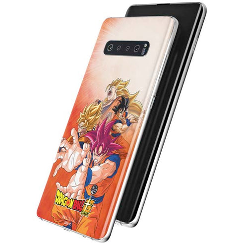 Dragon Ball Super Goku Evolution Galaxy S10 Skin