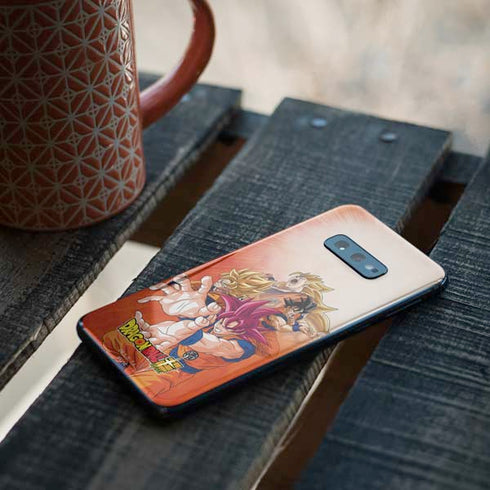Dragon Ball Super Goku Evolution Galaxy S10e Skin