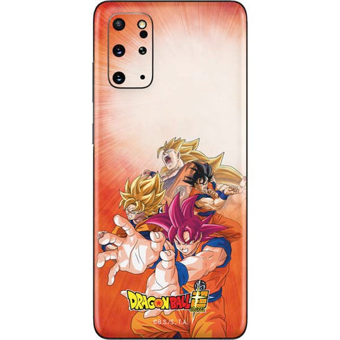 Dragon Ball Super Goku Evolution Galaxy S20 Plus Skin
