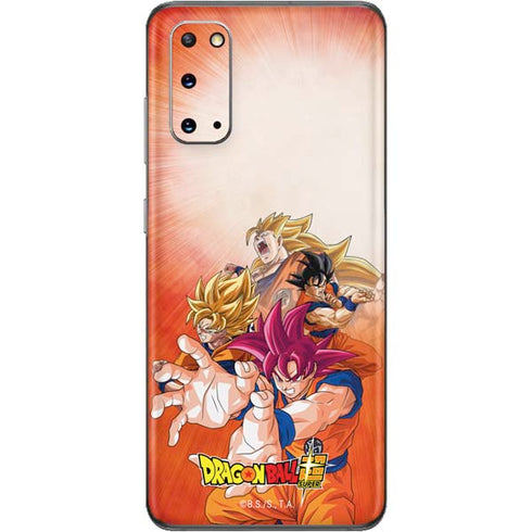 Dragon Ball Super Goku Evolution Galaxy S20 Skin