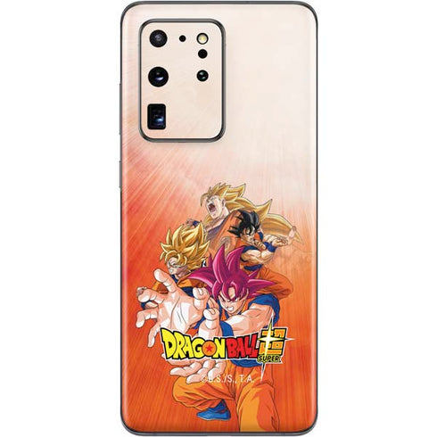 Dragon Ball Super Goku Evolution Galaxy S20 Ultra 5G Skin