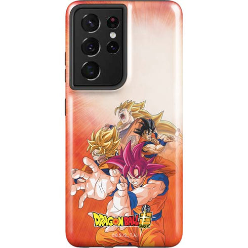 Dragon Ball Super Goku Evolution Galaxy S21 Ultra 5G Pro Case