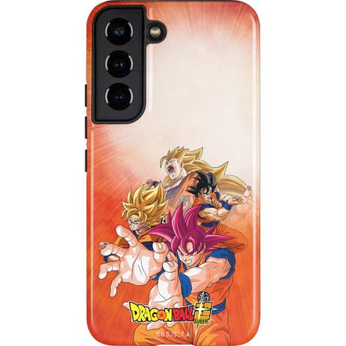 Dragon Ball Super Goku Evolution Galaxy S22 Pro Case