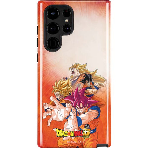 Dragon Ball Super Goku Evolution Galaxy S22 Ultra Pro Case