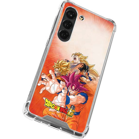 Dragon Ball Super Goku Evolution Galaxy S23 Clear Case