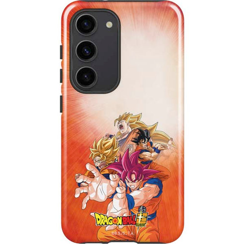Dragon Ball Super Goku Evolution Galaxy S23 Pro Case
