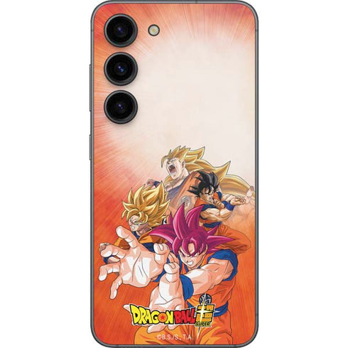 Dragon Ball Super Goku Evolution Galaxy S23 Skin