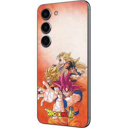 Dragon Ball Super Goku Evolution Galaxy S23 Skin