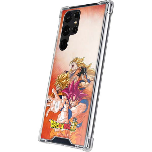 Dragon Ball Super Goku Evolution Galaxy S23 Ultra Clear Case