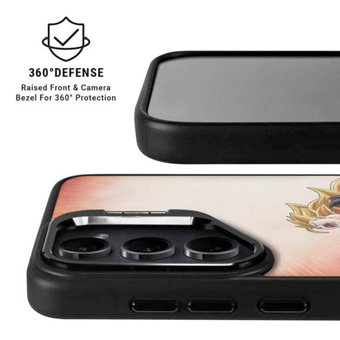 Dragon Ball Super Goku Evolution Galaxy S24 FE Kickstand Case