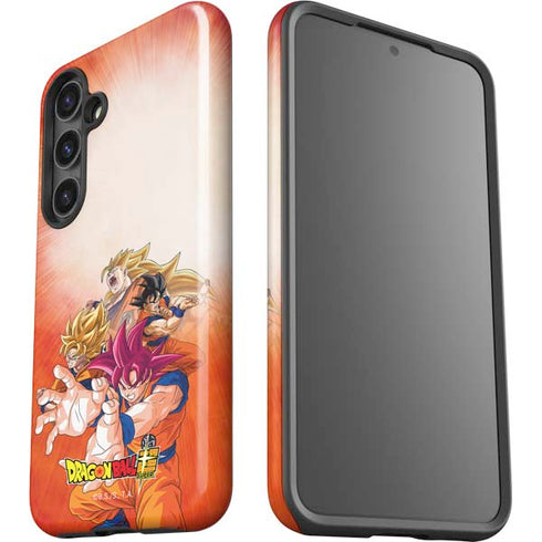 Dragon Ball Super Goku Evolution Galaxy S25 Plus Impact Case