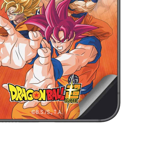 Dragon Ball Super Goku Evolution Galaxy S25 Plus Skin
