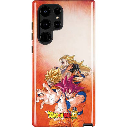 Dragon Ball Super Goku Evolution Galaxy S25 Ultra Impact Case