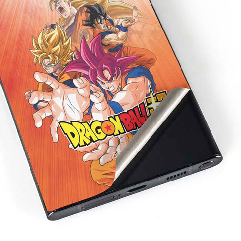 Dragon Ball Super Goku Evolution Galaxy S24 Ultra Skin