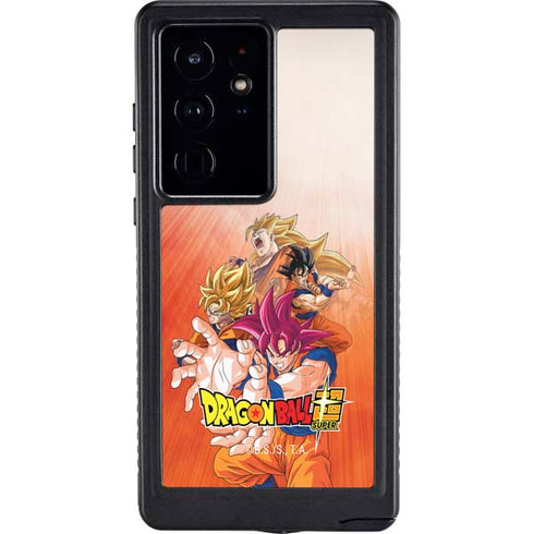 Dragon Ball Super Goku Evolution Galaxy S24 Ultra Waterproof Case