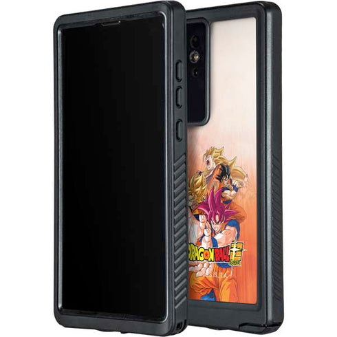 Dragon Ball Super Goku Evolution Galaxy S24 Ultra Waterproof Case