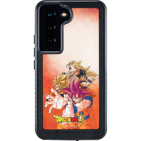 Dragon Ball Super Goku Evolution Galaxy S24 Waterproof Case