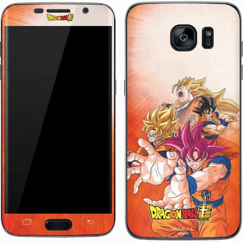 Dragon Ball Super Goku Evolution Galaxy S7 Skin