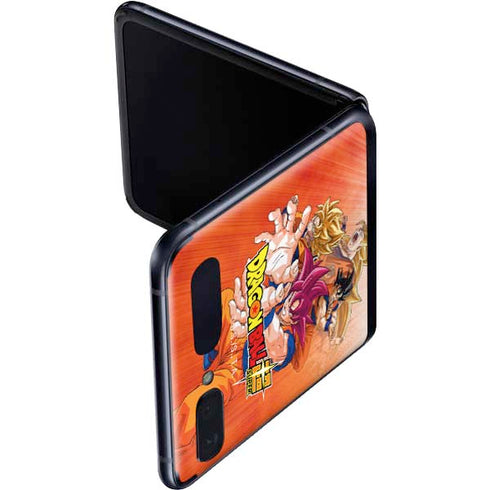Dragon Ball Super Goku Evolution Galaxy Z Flip Skin