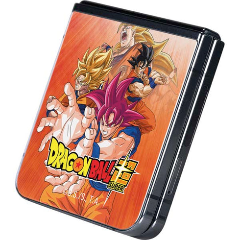Dragon Ball Super Goku Evolution Galaxy Z Flip5 5G Skin
