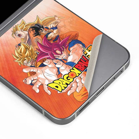 Dragon Ball Super Goku Evolution Galaxy Z Flip6 Skin