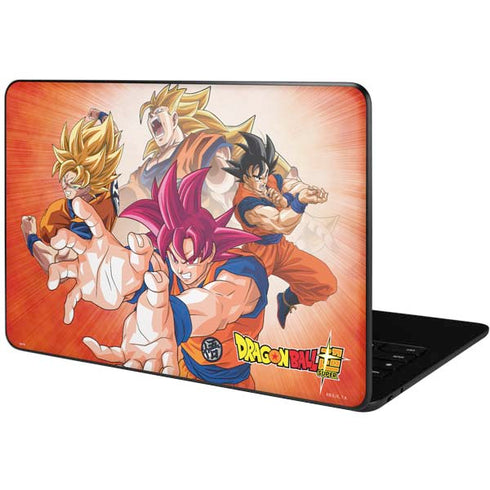 Dragon Ball Super Goku Evolution Google Pixelbook Go Skin