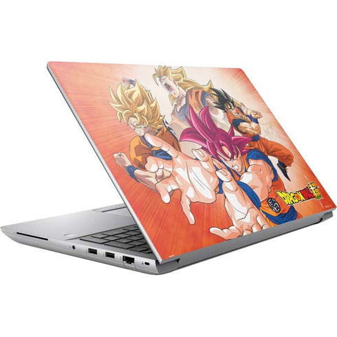 Dragon Ball Super Goku Evolution HP ZBook Fury 16 G10 Skin