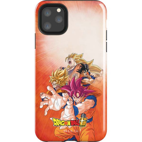 Dragon Ball Super Goku Evolution iPhone 11 Pro Max Impact Case