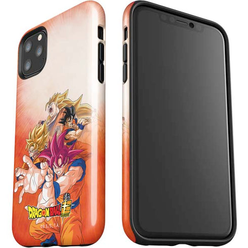 Dragon Ball Super Goku Evolution iPhone 11 Pro Max Impact Case
