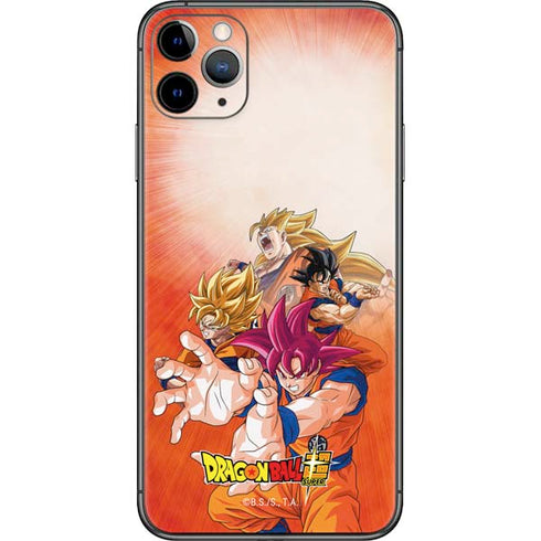 Dragon Ball Super Goku Evolution iPhone 11 Pro Max Skin
