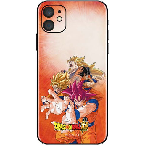 Dragon Ball Super Goku Evolution iPhone 11 Skin