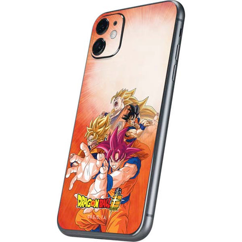 Dragon Ball Super Goku Evolution iPhone 11 Skin