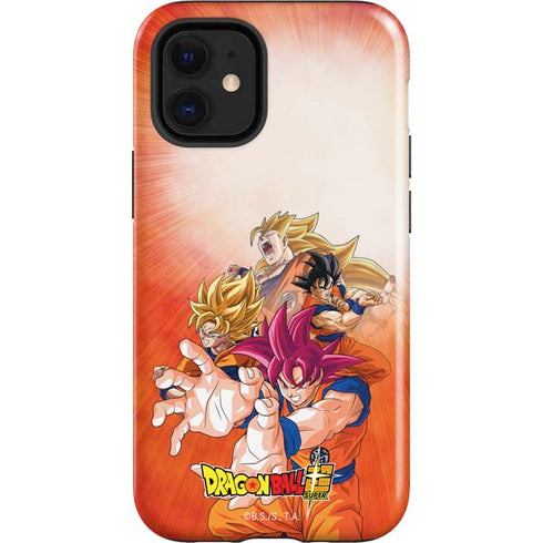Dragon Ball Super Goku Evolution iPhone 12 Mini Impact Case