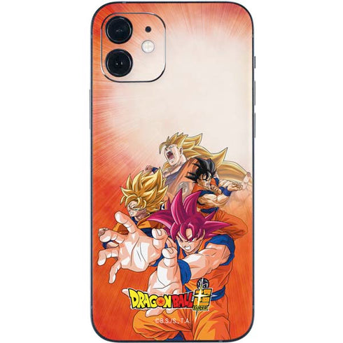 Dragon Ball Super Goku Evolution iPhone 12 Mini Skin