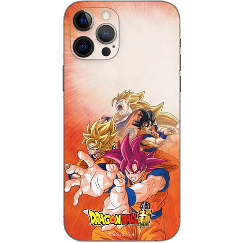 Dragon Ball Super Goku Evolution iPhone 12 Pro Skin