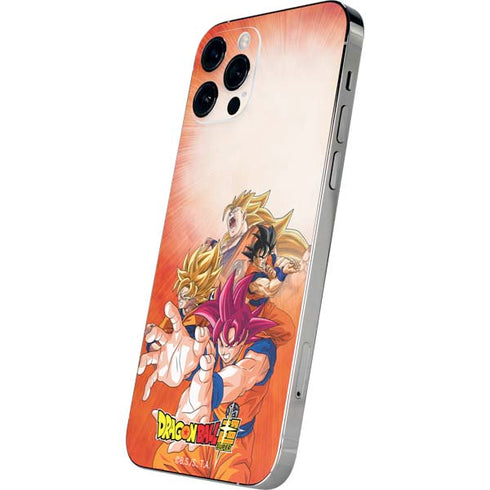 Dragon Ball Super Goku Evolution iPhone 12 Pro Skin
