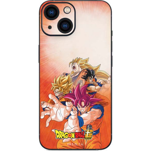 Dragon Ball Super Goku Evolution iPhone 13 Mini Skin
