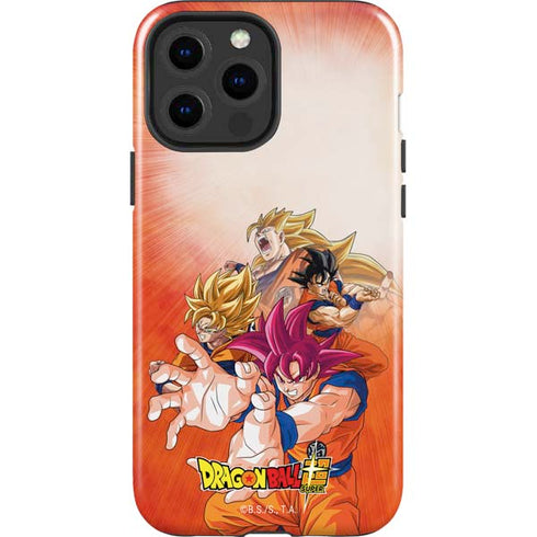 Dragon Ball Super Goku Evolution iPhone 13 Pro Max Impact Case