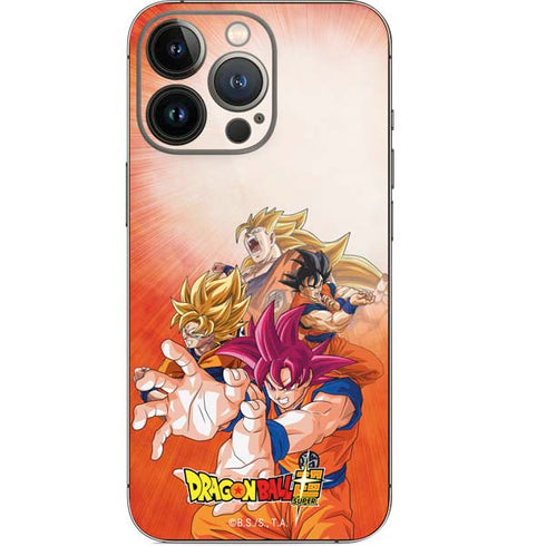 Dragon Ball Super Goku Evolution iPhone 13 Pro Skin