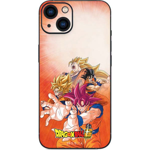 Dragon Ball Super Goku Evolution iPhone 14 Plus Skin