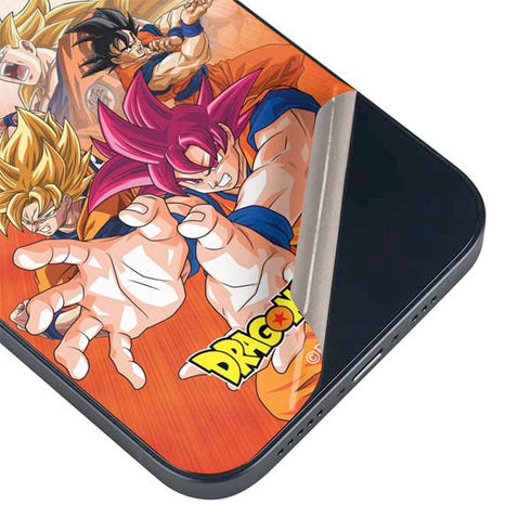 Dragon Ball Super Goku Evolution iPhone 14 Plus Skin