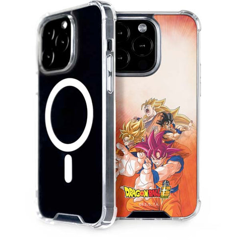 Dragon Ball Super Goku Evolution iPhone 14 Pro MagSafe Case