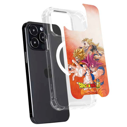 Dragon Ball Super Goku Evolution iPhone 14 Pro MagSafe Case