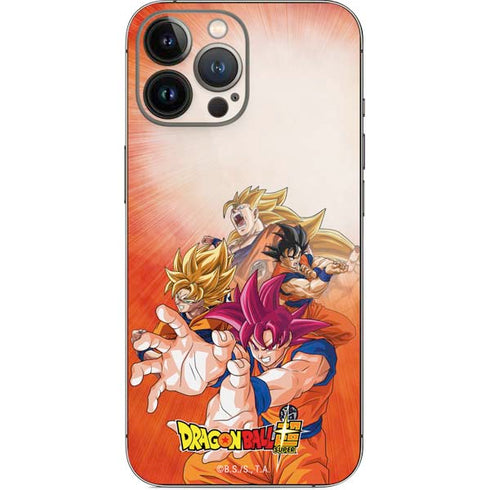 Dragon Ball Super Goku Evolution iPhone 14 Pro Max Skin
